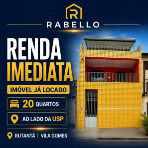 Prédio Comercial com 20 Quartos à venda, 200m² no Vila Gomes, São Paulo