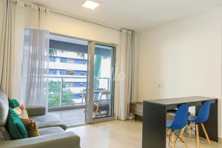 Apartamento com 1 Quarto para alugar, 44m² no Indianópolis, São Paulo