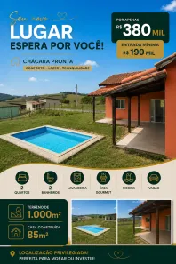 Casa de Condomínio com 2 Quartos à venda, 85m² no Ibiúna, Ibiúna
