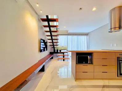 Apartamento com 2 Quartos para alugar, 71m² no Praia dos Amores, Balneário Camboriú
