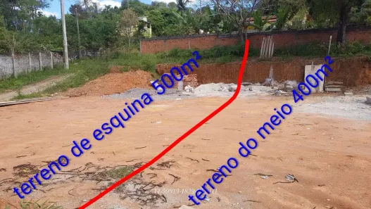 Lote/Terreno à venda, 900m² no Pedra Vermelha (Terra Preta), Mairiporã