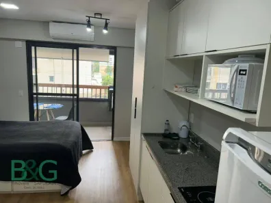Apartamento com 1 Quarto para venda ou aluguel, 25m² no Brooklin Paulista, São Paulo