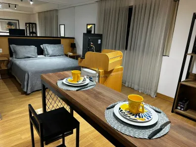 Flat com 1 Quarto para alugar, 32m² no Vila Clementino, São Paulo