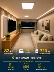 Apartamento com 2 Quartos à venda, 82m² no Boa Viagem, Recife