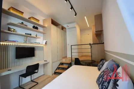 Apartamento com 1 Quarto para alugar, 25m² no Perdizes, São Paulo