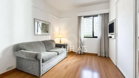 Flat com 1 Quarto para alugar, 32m² no Jardim Paulista, São Paulo