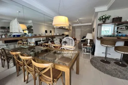 Apartamento com 3 Quartos para alugar, 215m² no Pitangueiras, Guarujá