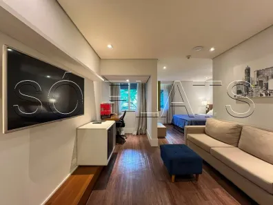 Flat com 1 Quarto para alugar, 32m² no Cidade Monções, São Paulo