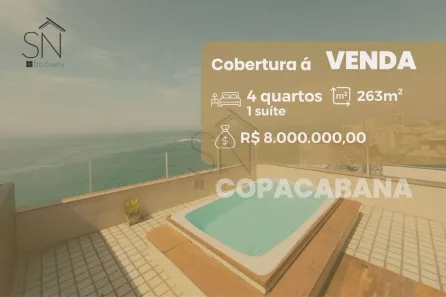 Cobertura com 4 Quartos à venda, 263m² no Copacabana, Rio de Janeiro