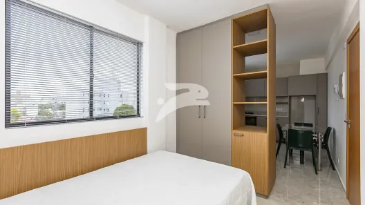 Apartamento com 1 Quarto para alugar, 22m² no Jardim Botânico, Curitiba