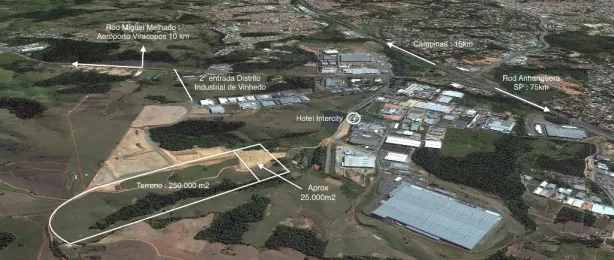 Lote/Terreno à venda, 25000m² no Distrito Industrial Benedito Storani, Vinhedo