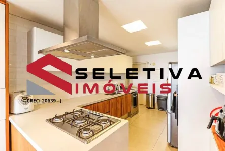 Apartamento com 3 Quartos para alugar, 198m² no Cidade Monções, São Paulo