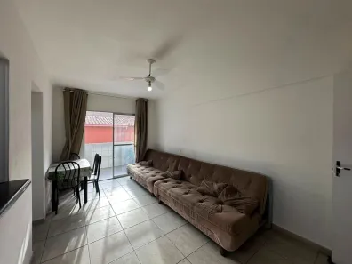 Apartamento com 1 Quarto para alugar, 58m² no Mirim, Praia Grande