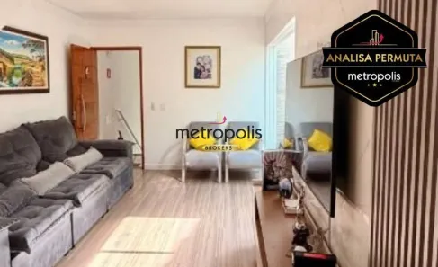 Cobertura com 2 Quartos à venda, 88m² no Vila Linda, Santo André