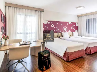 Flat com 1 Quarto para alugar, 31m² no Cerqueira César, São Paulo