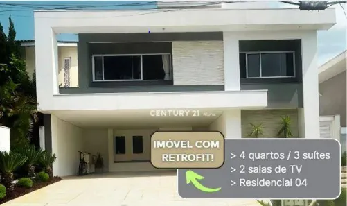 Casa de Condomínio com 4 Quartos para alugar, 350m² no Alphaville, Santana de Parnaíba
