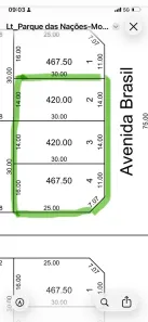 Lote/Terreno à venda, 1307m² no Parque das Nações, Aparecida de Goiânia