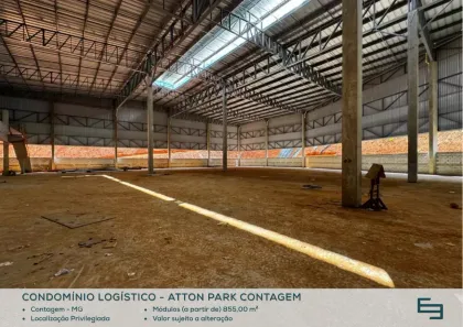 Galpão/Depósito/Armazém para alugar, 855m² no Chácaras Campestre, Contagem