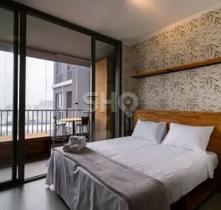 Apartamento com 1 Quarto para alugar, 25m² no Perdizes, São Paulo