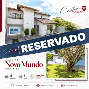 Sobrado com 4 Quartos à venda, 214m² no Novo Mundo, Curitiba