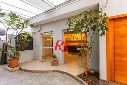 Imóvel Comercial com 3 Quartos para alugar, 176m² no Gonzaga, Santos