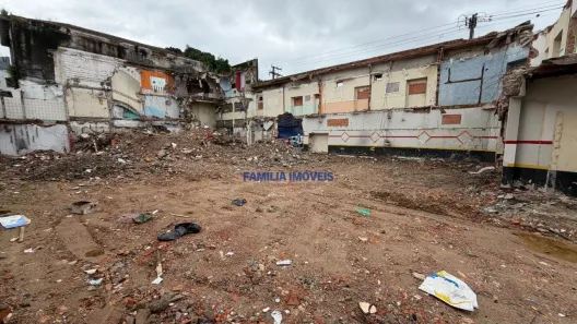 Lote/Terreno para alugar, 600m² no Vila Nova, Santos