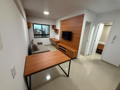 Apartamento com 1 Quarto para alugar, 30m² no Boa Vista, Recife