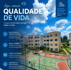 Apartamento com 2 Quartos à venda, 50m² no Crixá, Brasília