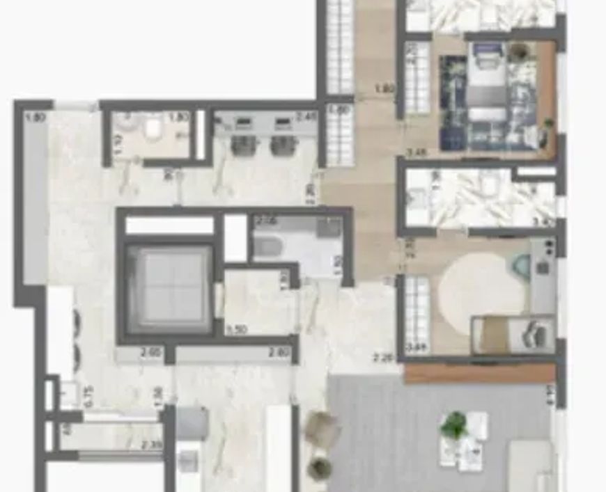 LIS MOEMA ILE SAINT-LOUIS - APARTAMENTOS no Moema, São Paulo