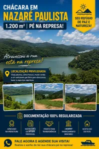 Lote/Terreno à venda, 1200m² no Centro, Bom Jesus dos Perdões