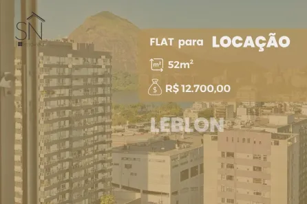 Flat com 1 Quarto para alugar, 52m² no Leblon, Rio de Janeiro