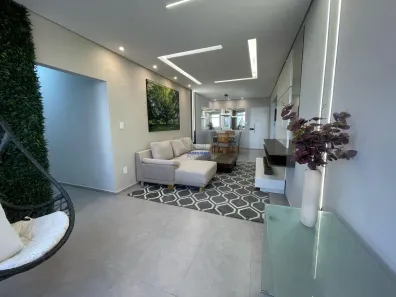 Apartamento com 3 Quartos para alugar, 125m² no Gonzaga, Santos