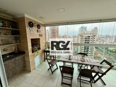 Apartamento com 3 Quartos à venda, 119m² no Ponta da Praia, Santos