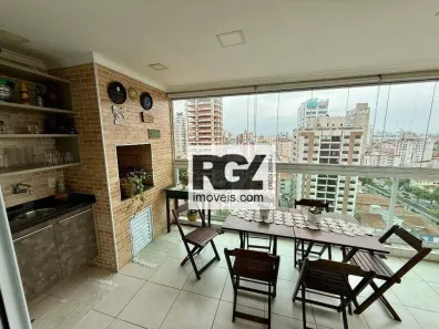 Apartamento com 3 Quartos à venda, 126m² no Ponta da Praia, Santos