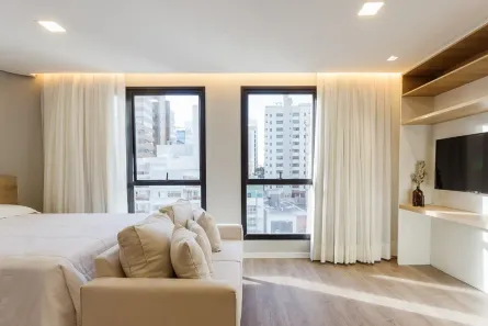 Apartamento com 1 Quarto para alugar, 25m² no Centro, Florianópolis