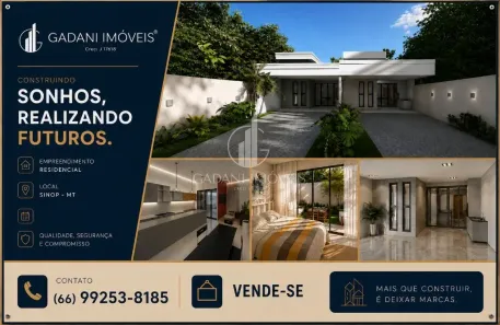 Casa com 3 Quartos à venda, 108m² no Jardim Bougainville, Sinop
