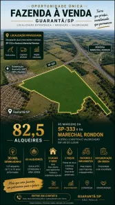 Fazenda/Sítio à venda, 1996500m² no , Guarantã