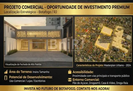Galpão/Depósito/Armazém para alugar, 850m² no Botafogo, Rio de Janeiro