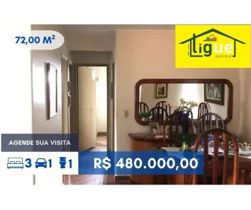 Apartamento com 3 Quartos à venda, 72m² no Jardim Ester, São Paulo
