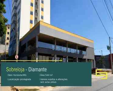 Sala Comercial à venda, 544m² no Diamante (Barreiro), Belo Horizonte