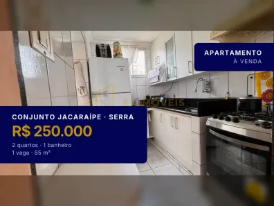 Apartamento com 2 Quartos à venda, 55m² no Conjunto Jacaraípe, Serra