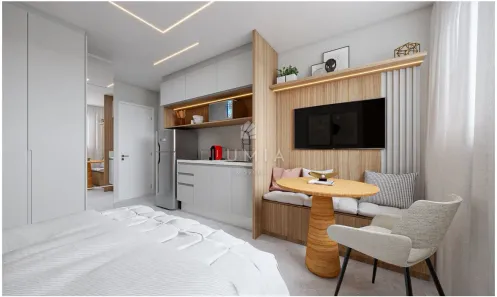 Apartamento com 1 Quarto à venda, 21m² no Batel, Curitiba