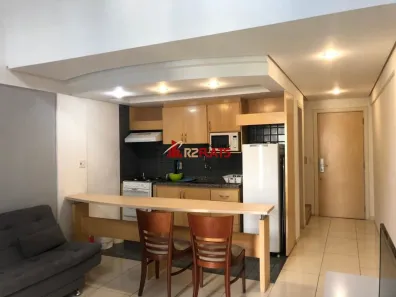 Flat com 1 Quarto para alugar, 52m² no Moema, São Paulo