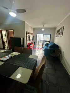 Apartamento com 1 Quarto para alugar, 55m² no Guilhermina, Praia Grande