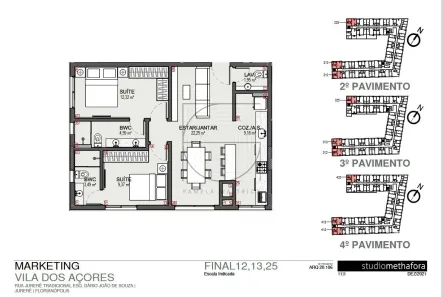 Apartamento com 2 Quartos à venda, 74m² no Jurerê, Florianópolis