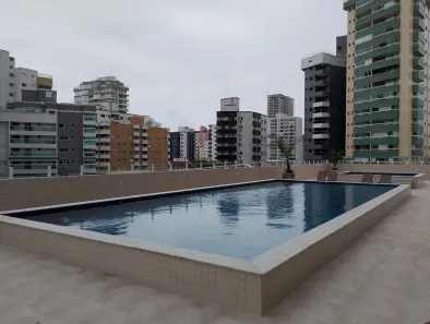 Apartamento com 2 Quartos para alugar, 77m² no Guilhermina, Praia Grande