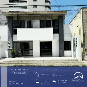 para alugar, 164m² no Petrópolis, Natal