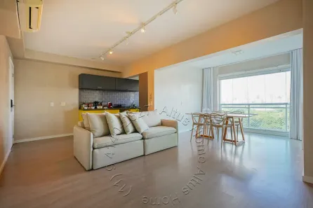 Apartamento com 1 Quarto para alugar, 66m² no Brooklin Paulista, São Paulo