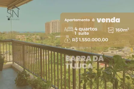 Apartamento com 4 Quartos à venda, 160m² no Barra da Tijuca, Rio de Janeiro