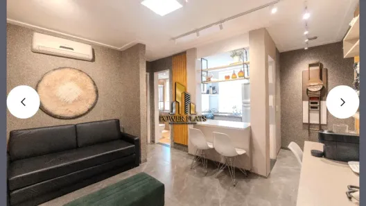 Flat com 1 Quarto para alugar, 40m² no Cerqueira César, São Paulo